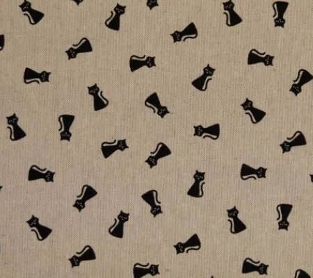 Canvas beige met katten